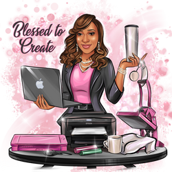 Blessed to Create Sublimation Blanks logo