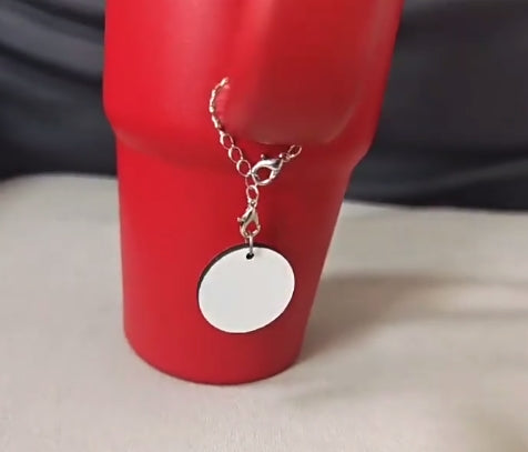 Sublimation Circle Charm
