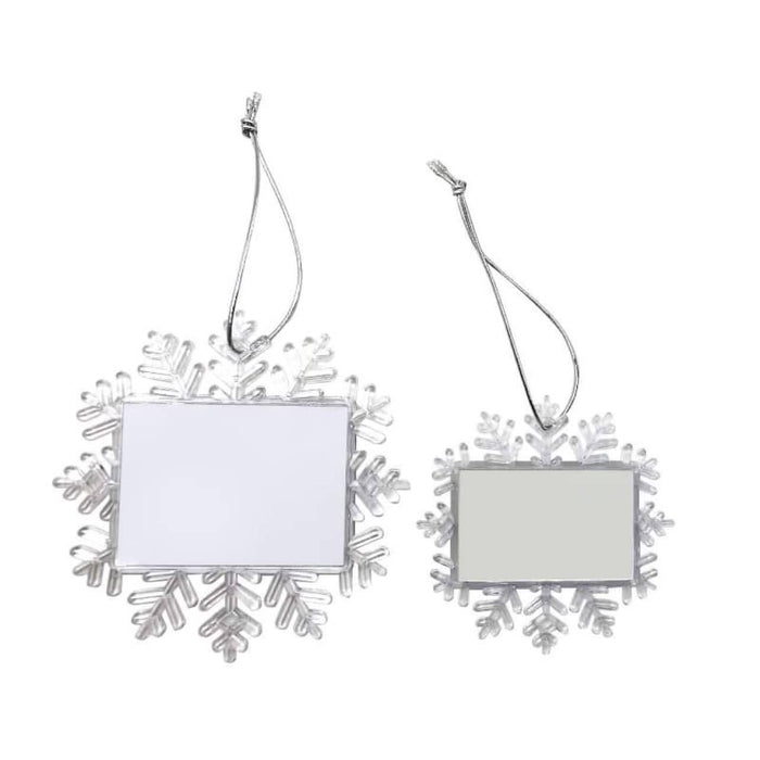Clear Floating Plastic Christmas Ornaments
