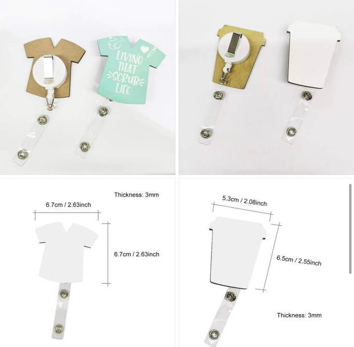 MDF Badge Reels