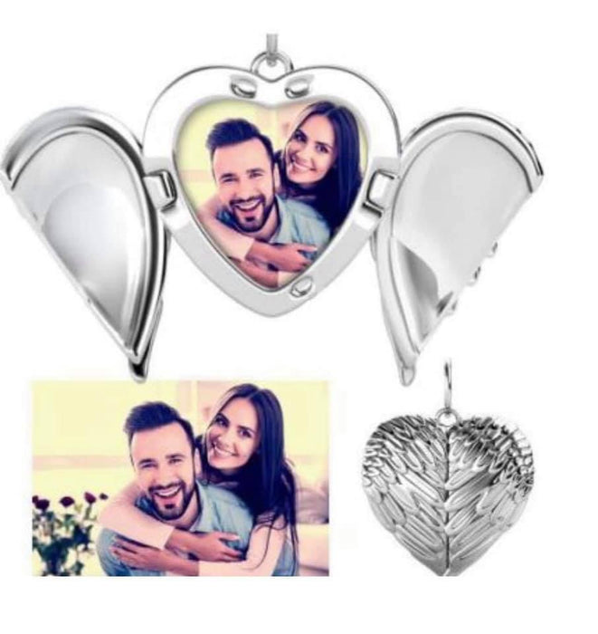 Angel Wing Locket with Necklace