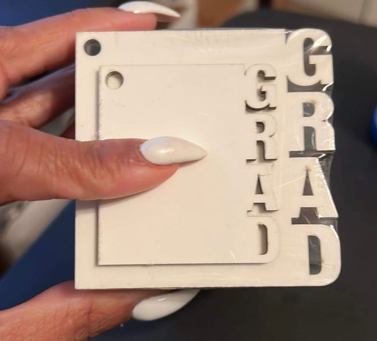 GRAD MDF Keychains