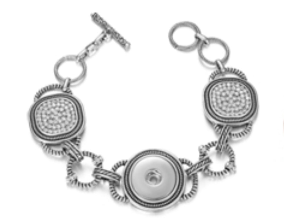 Bling 3 Circle Link Bracelets