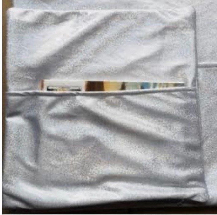Glitter Book Pocket Pillow Cover