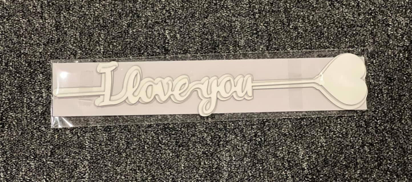I Love You Heart Stick