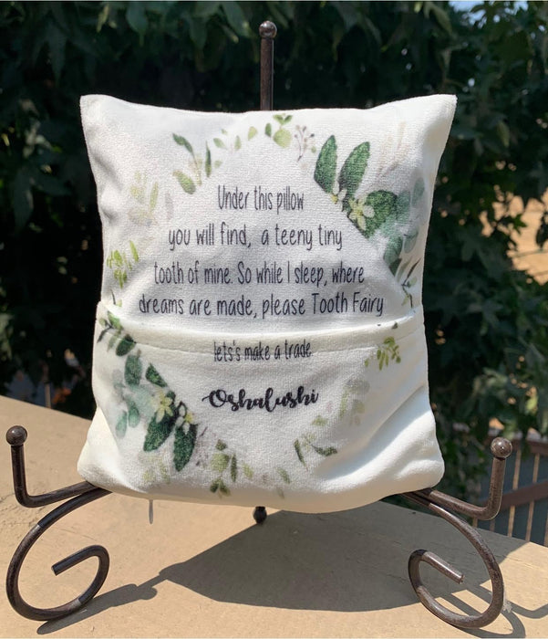 Tooth Fairy Pillow Cover (5in x 5In)