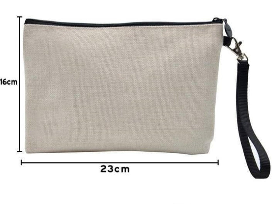 Linen Cosmetic Beauty Bag
