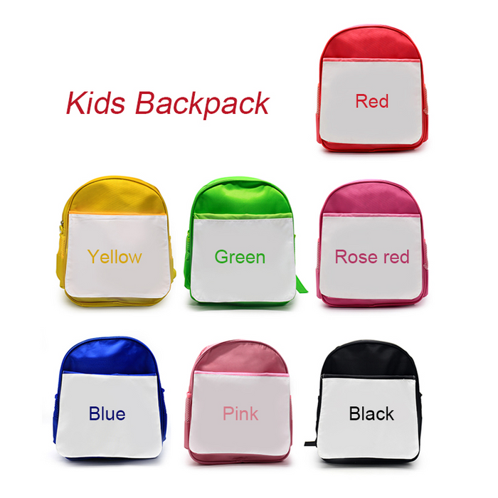 Colored Book bags Large and Small