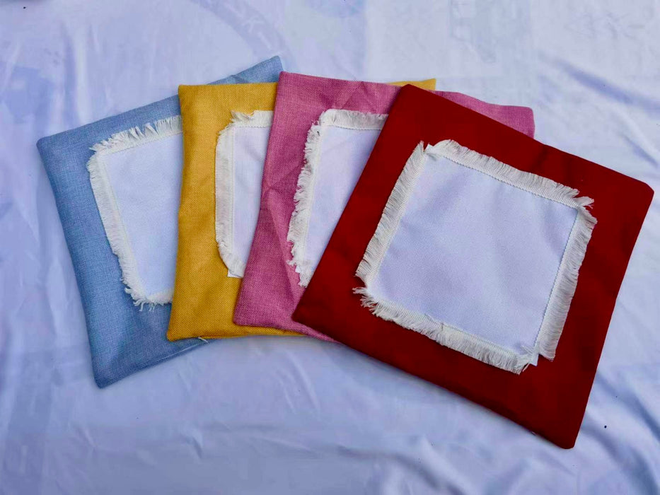 Colored Patch Pillows