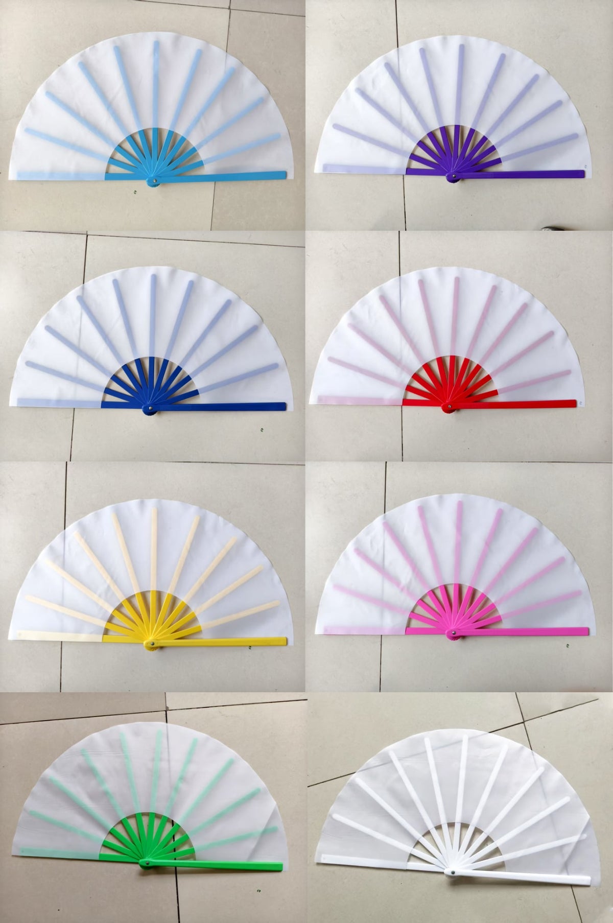 Colored Sublimation Clack Fans — Blessed to Create Sublimation Blanks