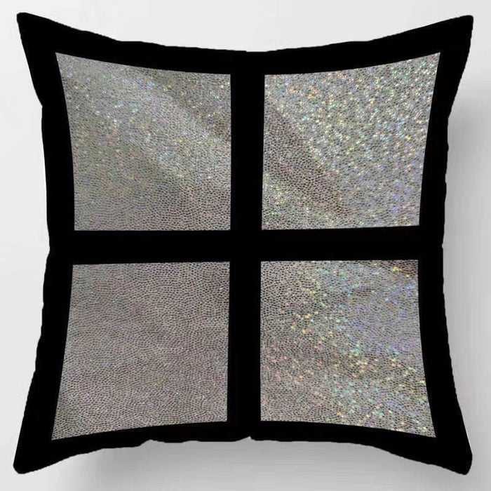Glitter Panel Pillows