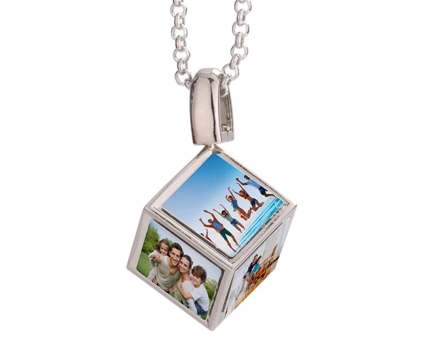 Cube Picture Necklace