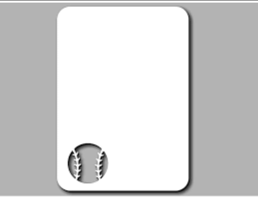 Baseball MDF Picture Panels