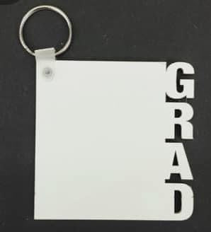 GRAD MDF Keychains — Blessed to Create Sublimation Blanks