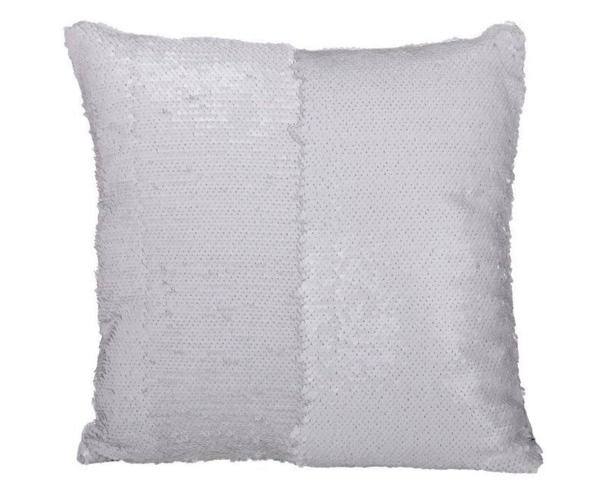 Magic White Sequin Pillows